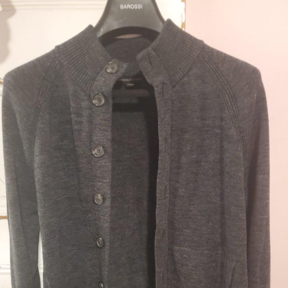 mens banana republic cardigan
